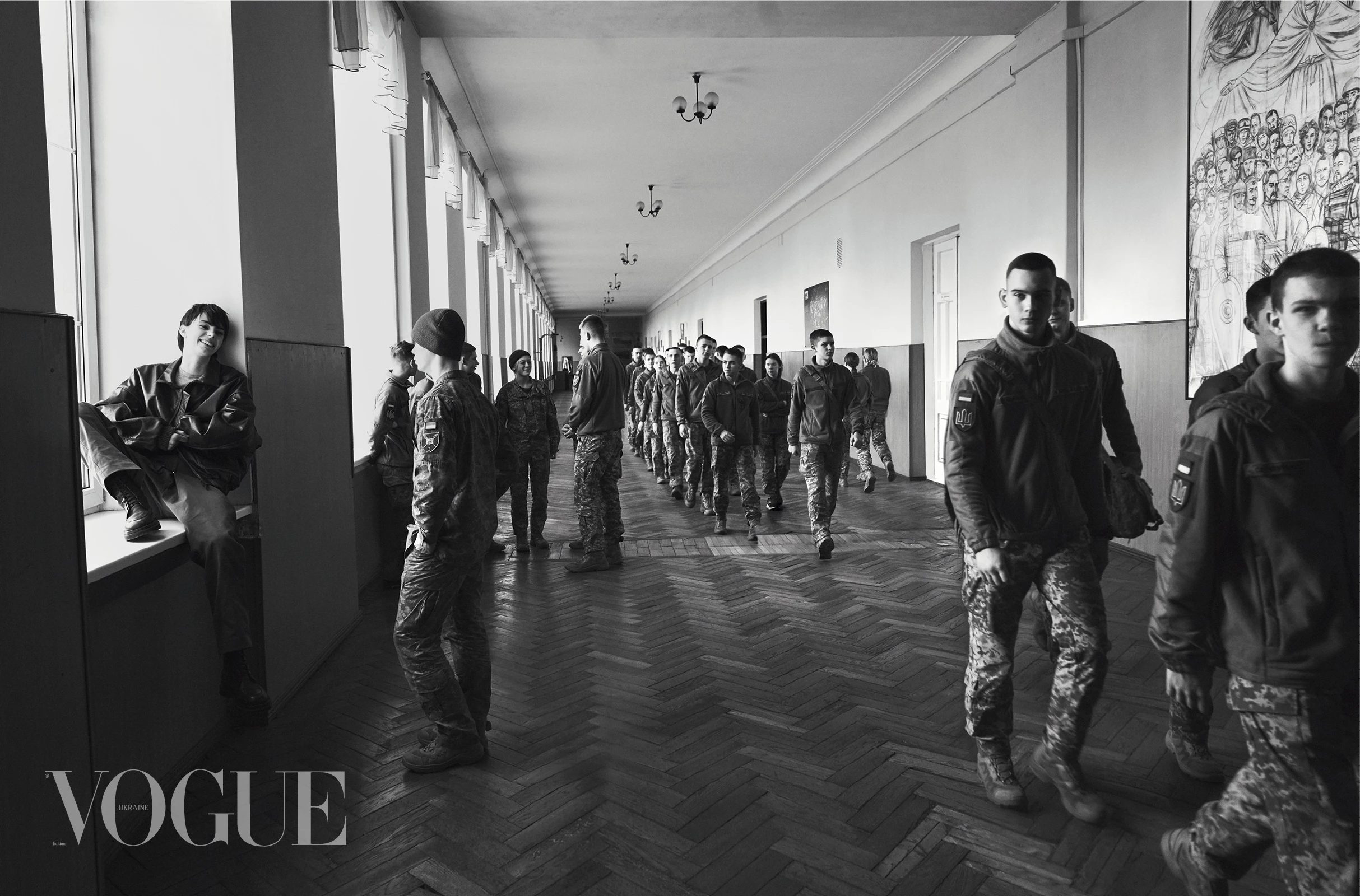 Курсанти Військового ліцею імені Івана Богуна. Фото: Бретт Ллойд, Vogue, Україна8