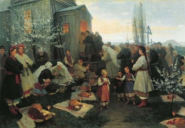 Микола Пимоненко "Великодня утреня", 18914