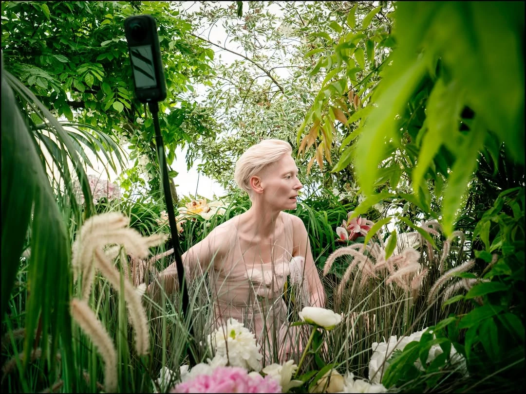 Тільда Свінтон, Гвендолін Крісті та Єва Герцигова на зніманнях календаря Pirelli 20260