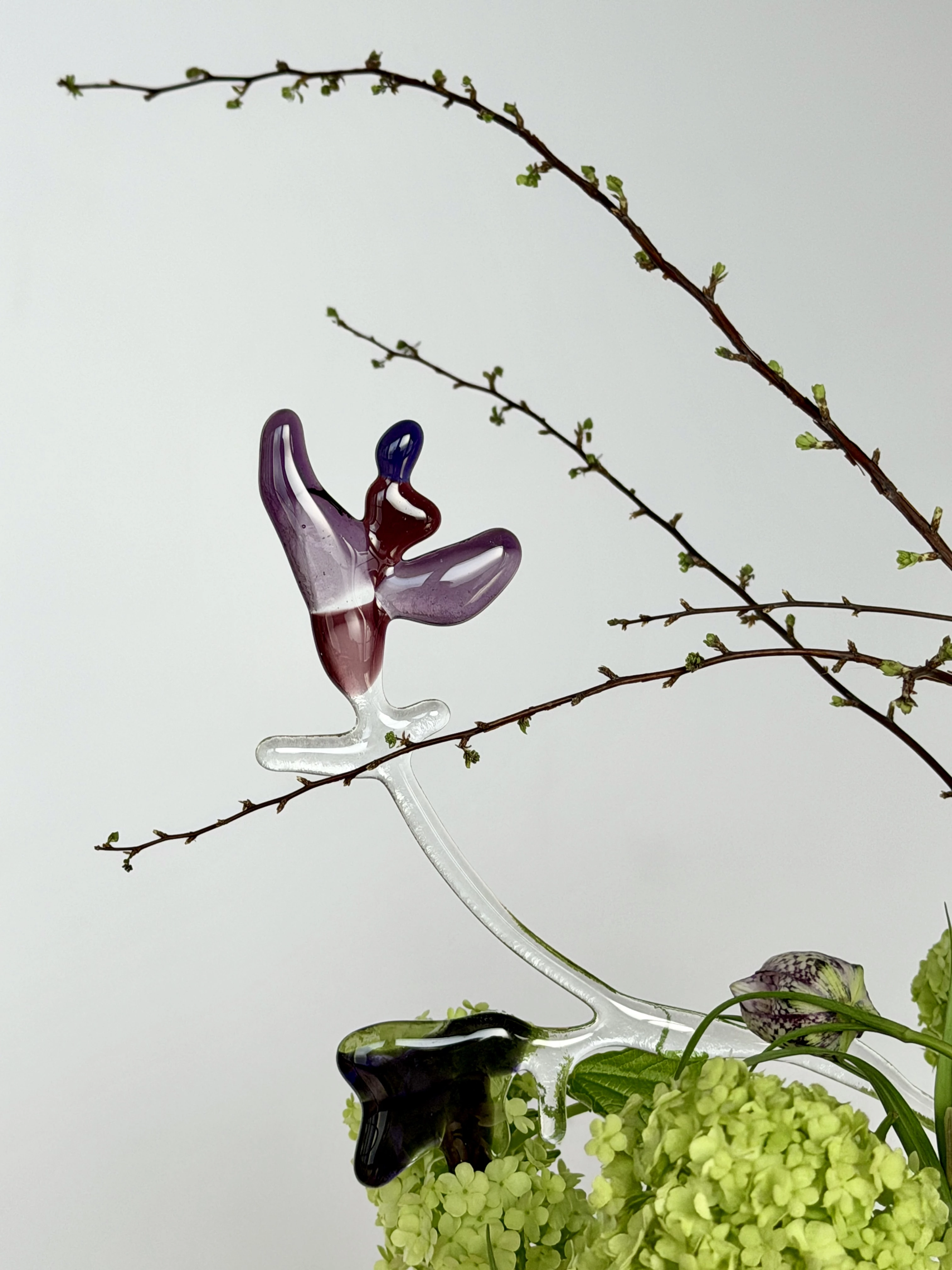 Скляна квітка, створена мисткинею Оленою Гавриловою6