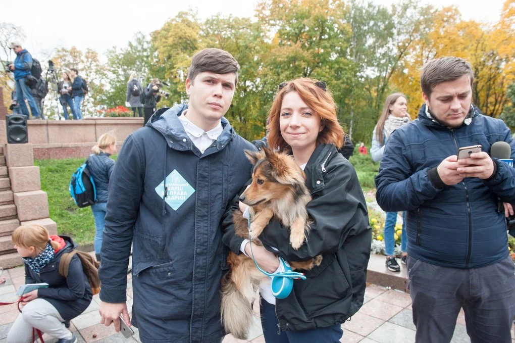 Пропозиція одружитися: учасники Маршу за права тварин у столиці України5