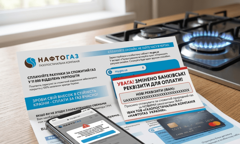 Нові реквізити Нафтогазу 2026 Нові реквізити Нафтогазу 20260