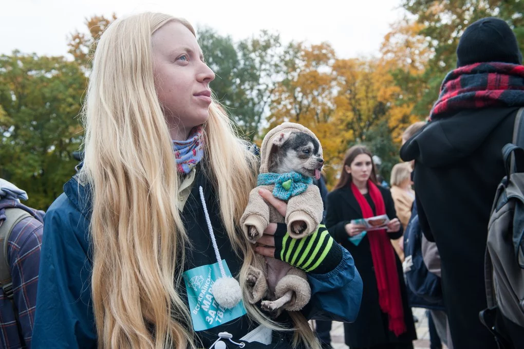Пропозиція одружитися: учасники Маршу за права тварин у столиці України18