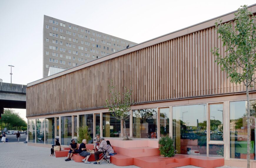 Дерев’яна бібліотека в Нідерландах: трансформація простору