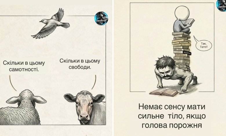 Ілюстрації, що розкривають очі на реальність0